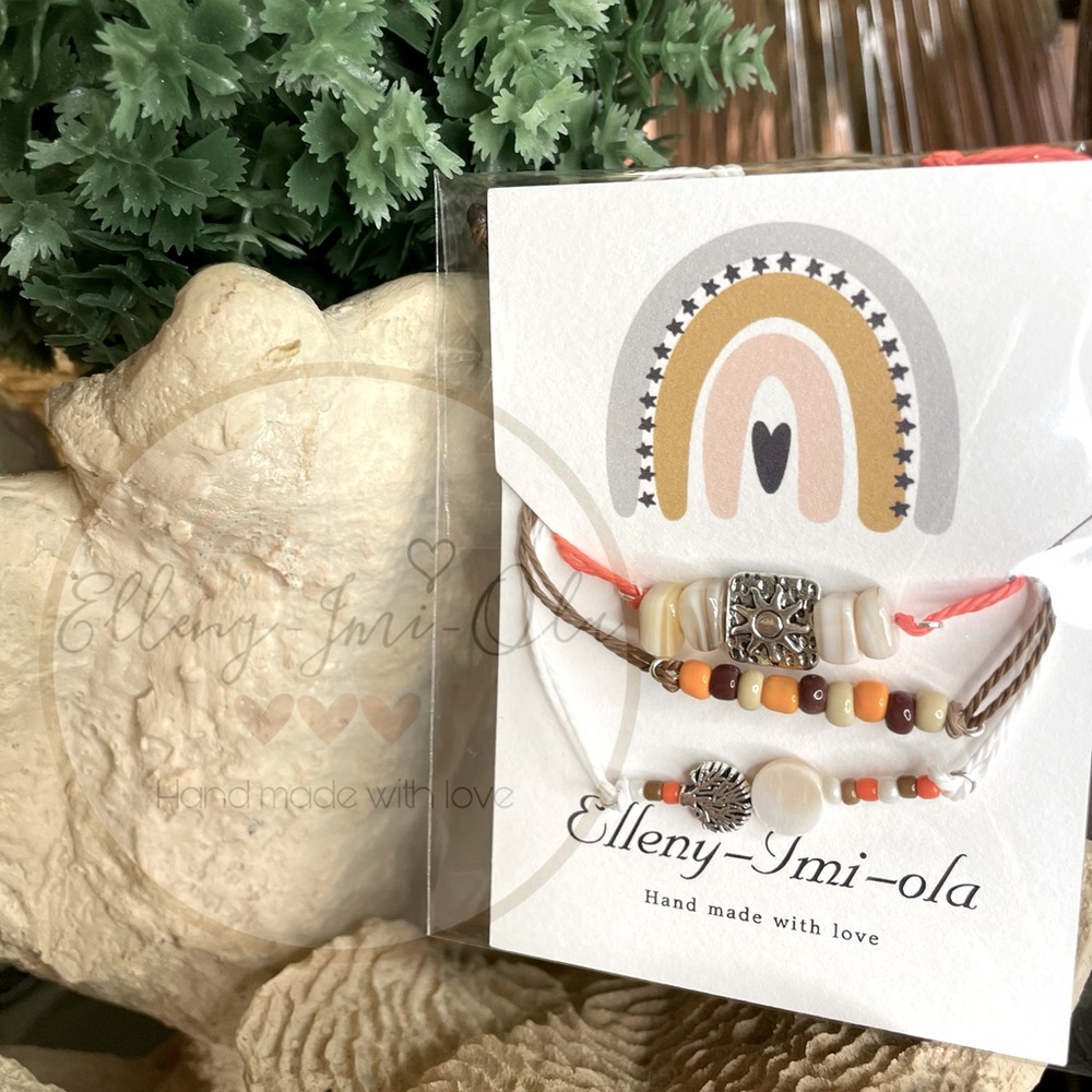 Han Made Boho Bracelet, Pack of three